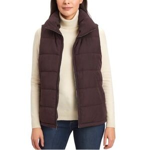 GAP Women’s Chocolate Brown Puffer Vest